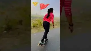 Pro girl skating VS Upskatingboy #skating #progirl #viral #shortsvideo #youtubeshort #shortfeed