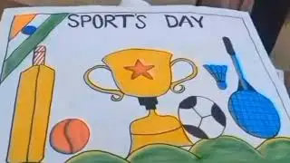 #Sport,s day art 🎨🖌️#