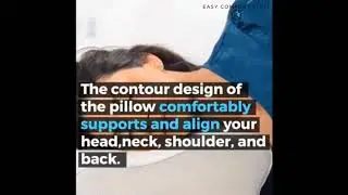 Contoured Ergonomic Bamboo Charcoal Pillow