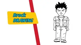 Brock Drawing From Pokemon | How To Draw Brock From Pokemon | Brock | Pokemon Drawing | Draw Brock