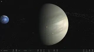 Earth crossing Saturn simulation explanation