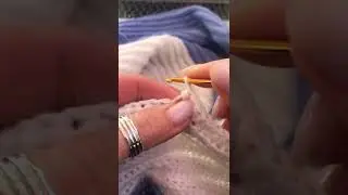 Английская резинка крючком.