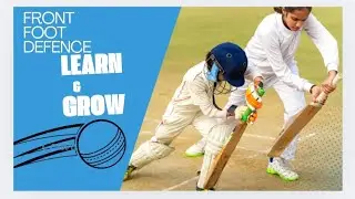 Front Foot Defence Explained | Cricket Basics for Kids & Beginners 🏏 
