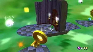 Super Luigi Galaxy (037)- Ghostly Galaxy: Matter Splatter Mansion