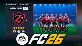 🔥🚨FC 26 TEM NOVO TIME BIZARRO!