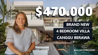Modern Villa Surrounded by Rice Fields in BERAWA, Canggu | Villa Tour