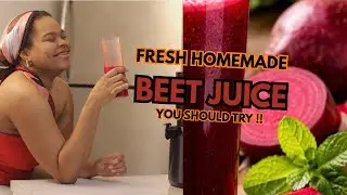 Easy homemade beet juice!!