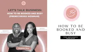 How To Get Booked & Busy Precorded Webinar