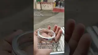 277gm PURE SIULVER CASTED KADA 18MM WIDTH 7MM THICKNESS