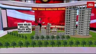 Supertech Twin Towers Demolition On Sunday: At Least 3,500 Kg Explosives To Be Used For Demolition
