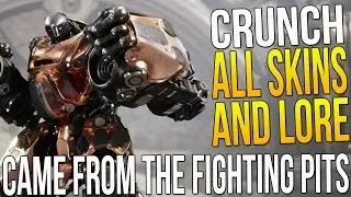 Paragon New Hero Crunch All SKINS & LORE! 