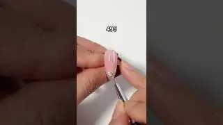 ❄️ Icy Silver French Tip Nails | Sparkling Winter Nail Art with AIMEIL... #Shorts