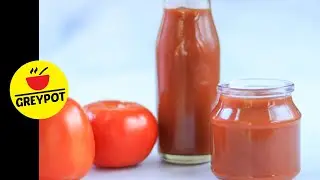 Tomato Ketchup Homemade | Tomato Sauce Recipe | Sweet Spicy n Tangy टमाटर सॉस केचप घर पर