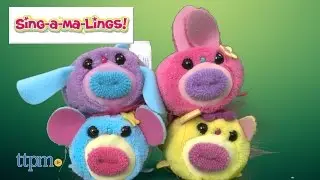 Sing-a-ma-lings Pets Bonsai, Bugle, Bunnaroo & Butter from Funrise