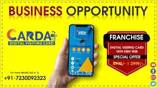 Digital Visiting Card Franchise