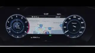 Active Info Display нового Volkswagen Tiguan.