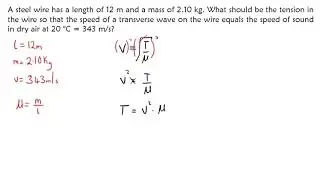 Find TENSION force in the wire