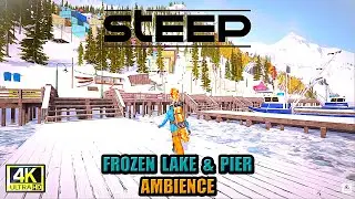 Frozen Lake & Pier Ambience ❄️ | Sleep, Relax, Study (STEEP)