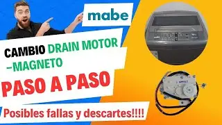 COMO CAMBIAR UN DRAIN MOTOR LAVADORA MABE