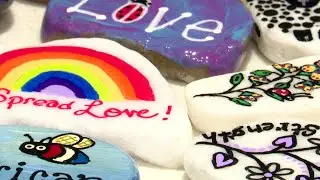 The &lsquo;Rock Lady&rsquo; brings kindness to the Georgia Cancer Center downtown