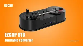 ezcap613 Turntable converter Play the Vinyl Tape Convert it to MP3 format No PC Needed To USB Disk