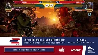 IESF 2020 Online Qualifier Norway. Tekken 7 - Finals [NOR/ENG]