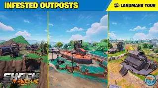 Infested Outposts Tour | Fortnite CH6 S4