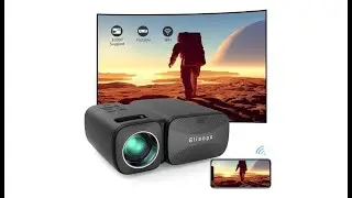 Small projector but work great! Glisogo Projector 1080P Supported Portable Projector with 200