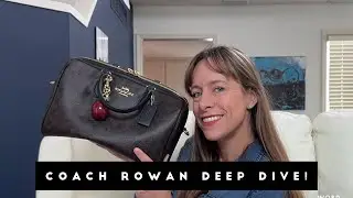 Большой рюкзак Coach Rowan Deep Dive плюс магазин Rowan Shopping!