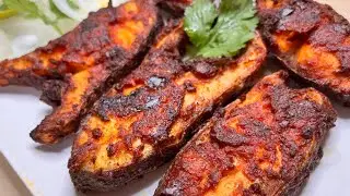 Fish Fry | Spicy Masala Fish fry restaurant style | Sea Bream Fish Fry