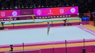 Aleah Finnegan in the Floor Exercise at the 53rd Artistic Gymnastics World Championship 2025