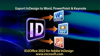 ID2Office 2022 - Export InDesign to Word in 1-click only