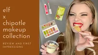EYES, CHIPS, FACE! Wait... Elf Cosmetics x Chipotle Makeup Collection Review | looks by lottie