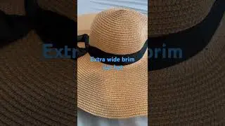 Protect your entire face with this extra wide brim sun hat!