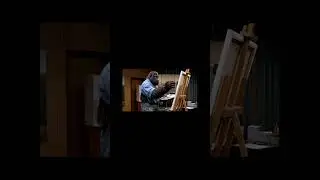 Painting with Bigfoot #ai #bobross #painting #art #bigfoot #yeti