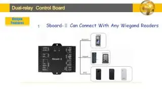 Sboard-2 Dual relay Controller Board, Access Control- Secukey