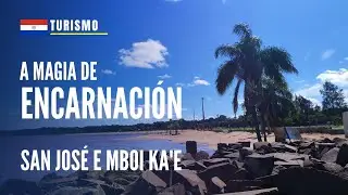 Encarnación: Caminhada de San José até Mboi Ka'e ( PRAIA NO PARAGUAI )