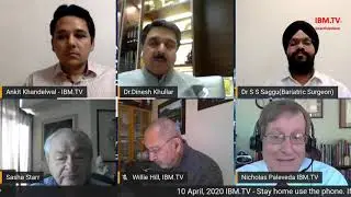 Dr. Dinesh Khullar & Dr. Saggu on IBM.TV April 10, 2020 #covid19