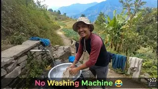 No Washing Machine, Only Hill Tap 😂 | Ready for Kathmandu
