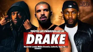 TOUTES LES EMBROUILLES DE DRAKE (Kendrick Lamar, Pusha T, Kanye West, …) • RUD