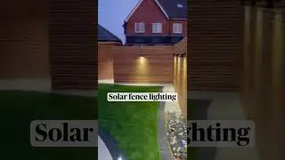 solar fence lights #shorts #lights #reels #tiktok