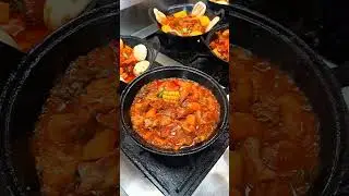 🥰Satisfying with hot street food🥳#streetfood #satisfying video#cooking #asmr#shorts