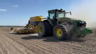 Посів сої сівалкою Claydon Hybrid T6. Вінницька область. Квітень 2025