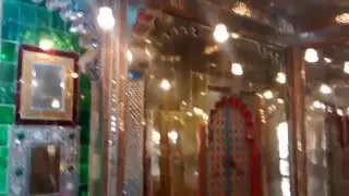 Kanch mahal, India -  Palace walls made of decorative colored mirrors.