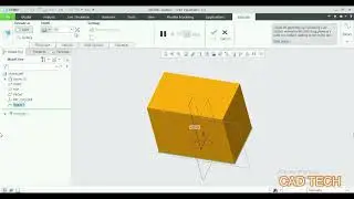 Sketch Command in Creo | Extrude and Fillet in Creo | Creo Parametric Part Model