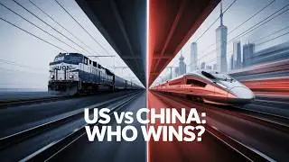 Worlds Largest Transportation System: US Freight vs China High-Speed Rail! 🚄🇺🇸🇨🇳