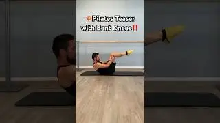 Pilates Teaser with Bent Knees!#pilates #pilateslovers #pilatesinstructor
