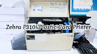 Print The Barcode On The Membership Card with Zebra P310i Card Printer. #cardfactory #cardmaking