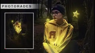 Magic forest - Speed art (Photoshop) | Photorades