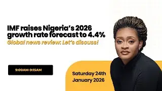 IMF raises Nigeria&rsquo;s 2026 growth rate forecast to 4.4%